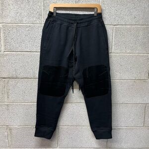 Nahmias Black Silk Trim Sweatpants